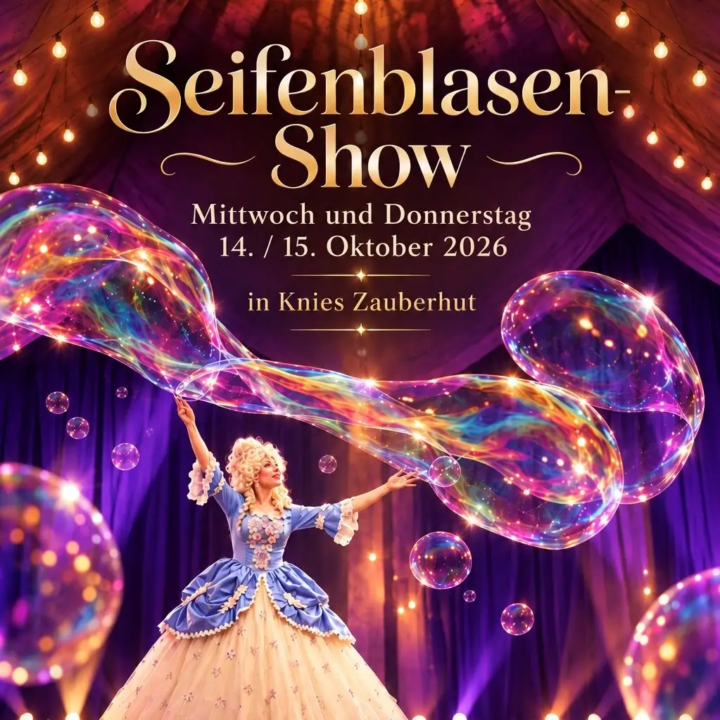 Seifenblasen-Show im Zauberhut